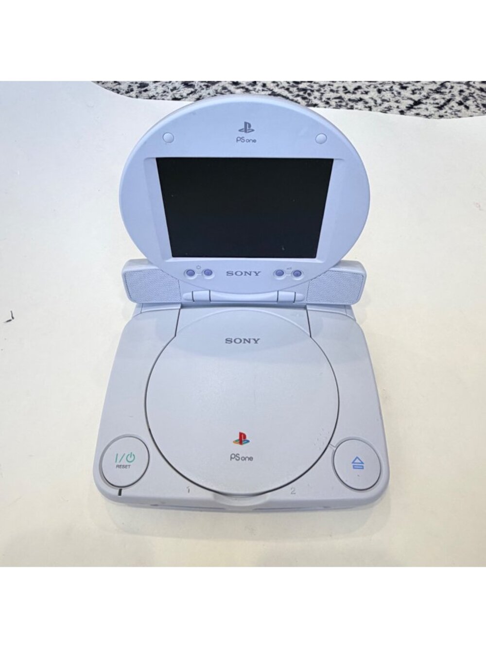 Sony PSone SCPH-101 Console with SCPH-131 LCD Screen For Parts or Repair